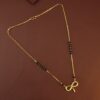 Gold Black Beads Mangalasutra