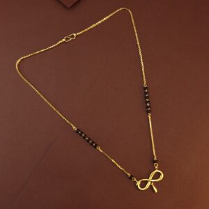 Gold Black Beads Mangalasutra