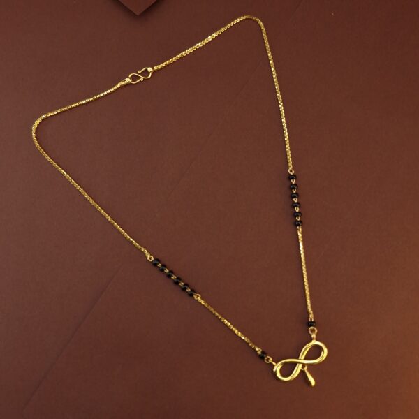 Gold Black Beads Mangalasutra