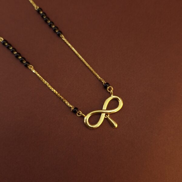 Gold Black Beads Mangalasutra